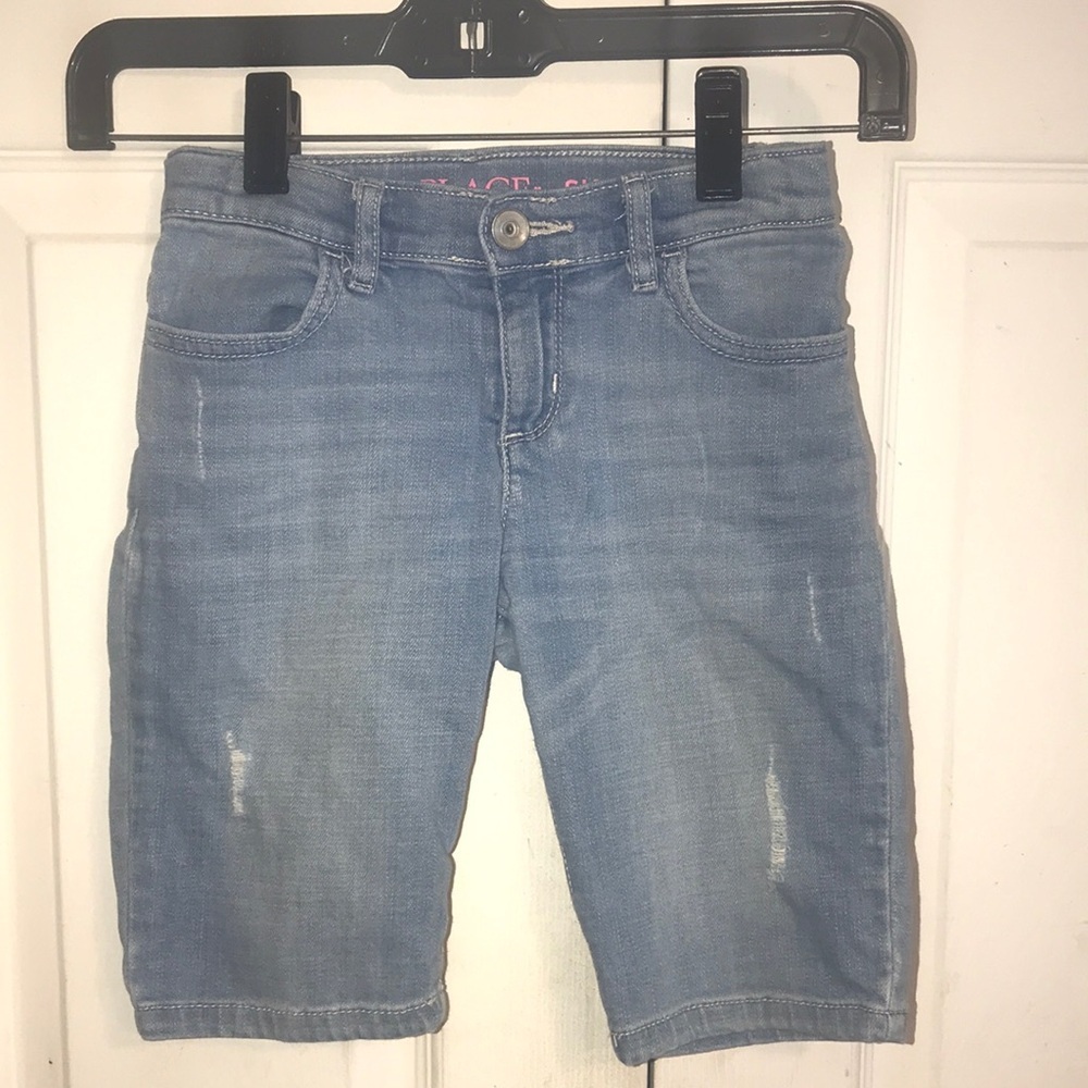 Girl’s Place Distressed Bermuda Shorts
